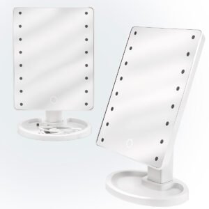 Espejo con luz LED para maquillaje profesional