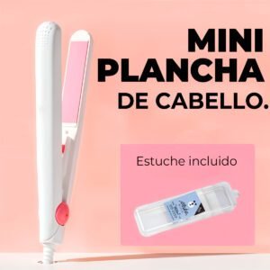 Plancha de cabello pequeña y portátil, ideal para viajes