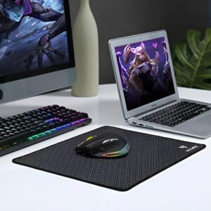 Mousepad 4AT rectangular, ideal para oficina, gaming y PC