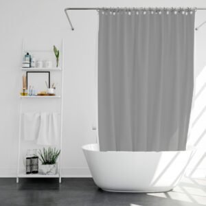 Cortina de baño impermeable, elegante y resistente al agua