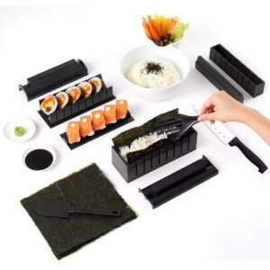 Set de herramientas y moldes para hacer sushi casero